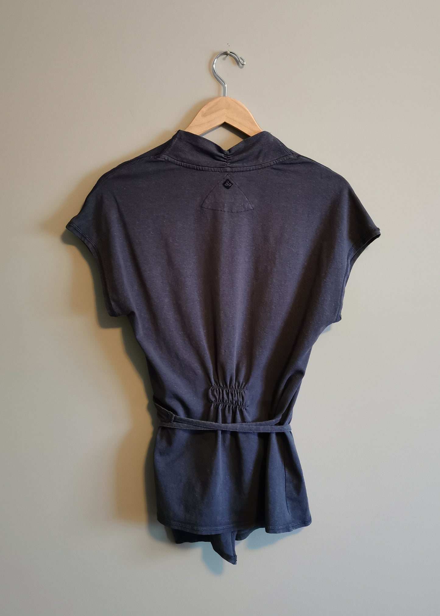 Prana Hemp & Organic Cotton Wrap Top (S)