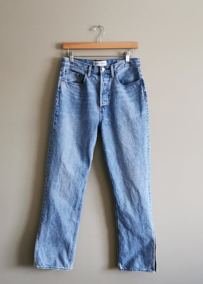 Denim Forum "The Joni High Rise Loose 32L" Organic Cotton Jeans (29)