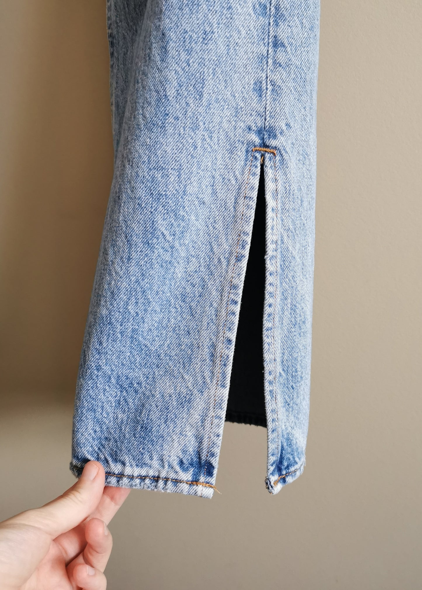 Denim Forum "The Joni High Rise Loose 32L" Organic Cotton Jeans (29)