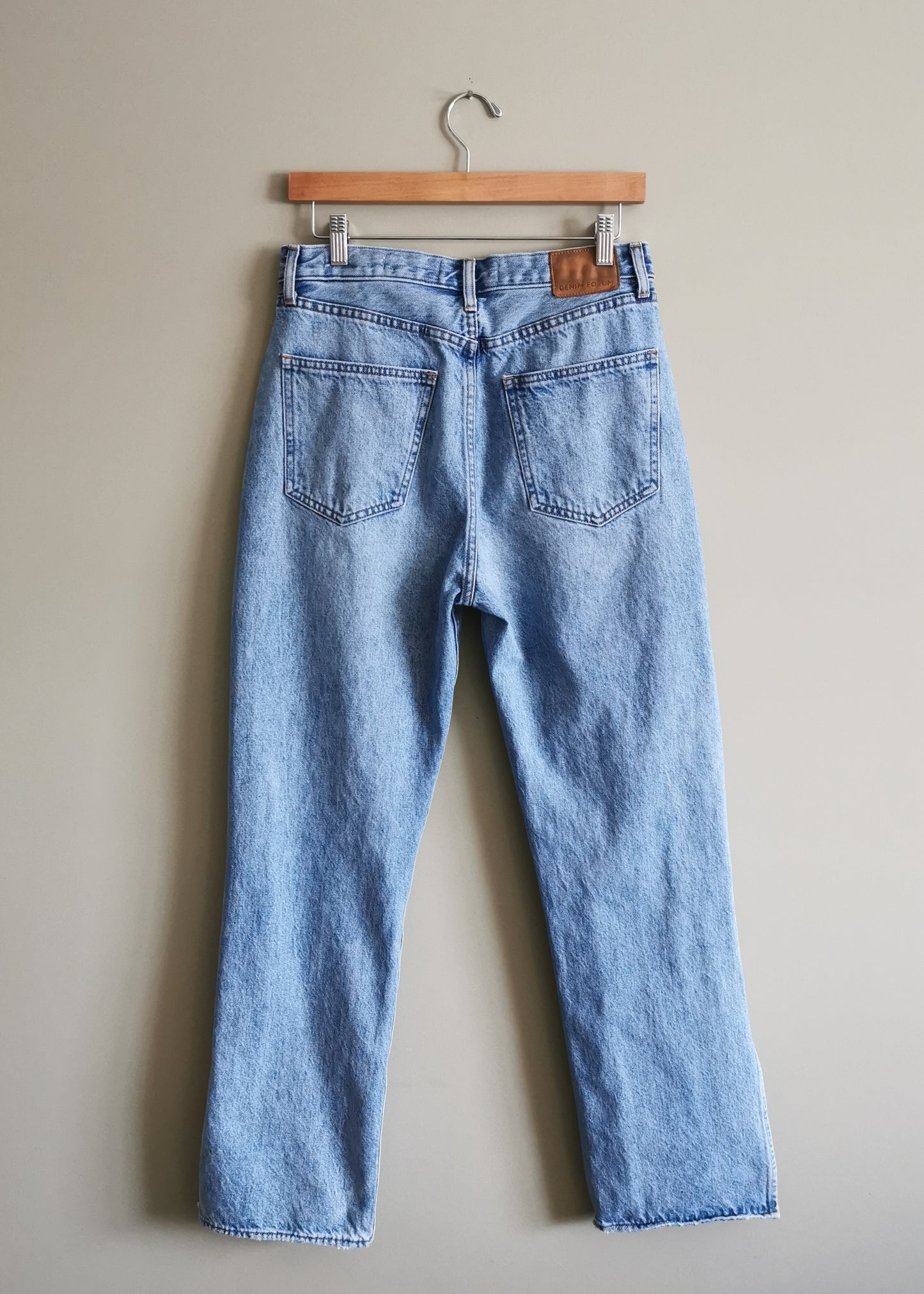 Denim Forum "The Joni High Rise Loose 32L" Organic Cotton Jeans (29)