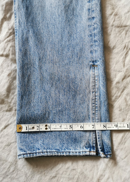 Denim Forum "The Joni High Rise Loose 32L" Organic Cotton Jeans (29)