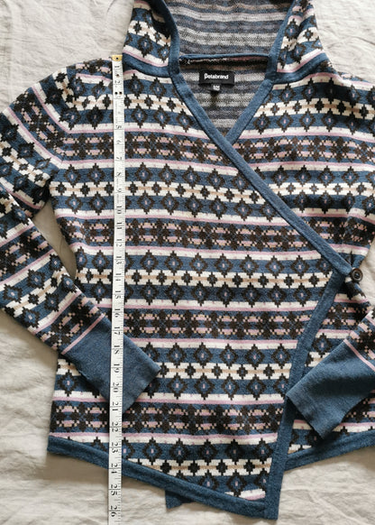 Betabrand Merino Wool & Cotton Cardigan (S/M)