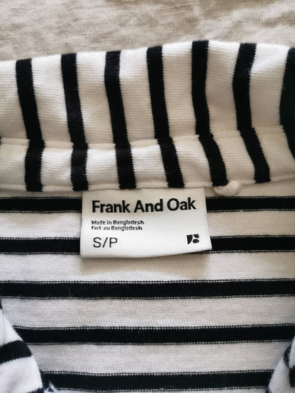 Frank And Oak Organic Cotton Cropped Polo (S)