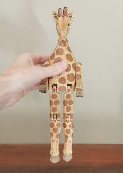 Wood Giraffe Shelf Sitter