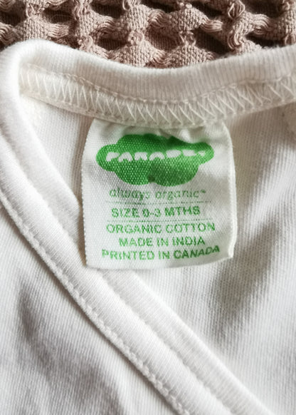 Parade Organic Cotton Wrap Bodysuit (0-3m)