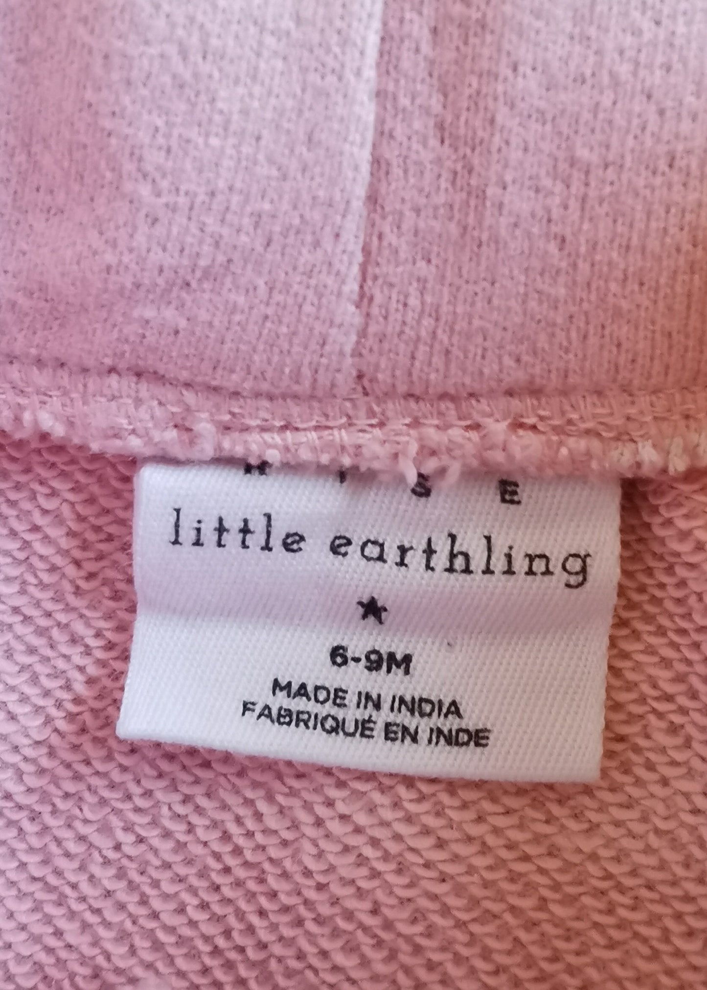 Rise Little Earthling Organic Cotton Sweatpant (6-9m)