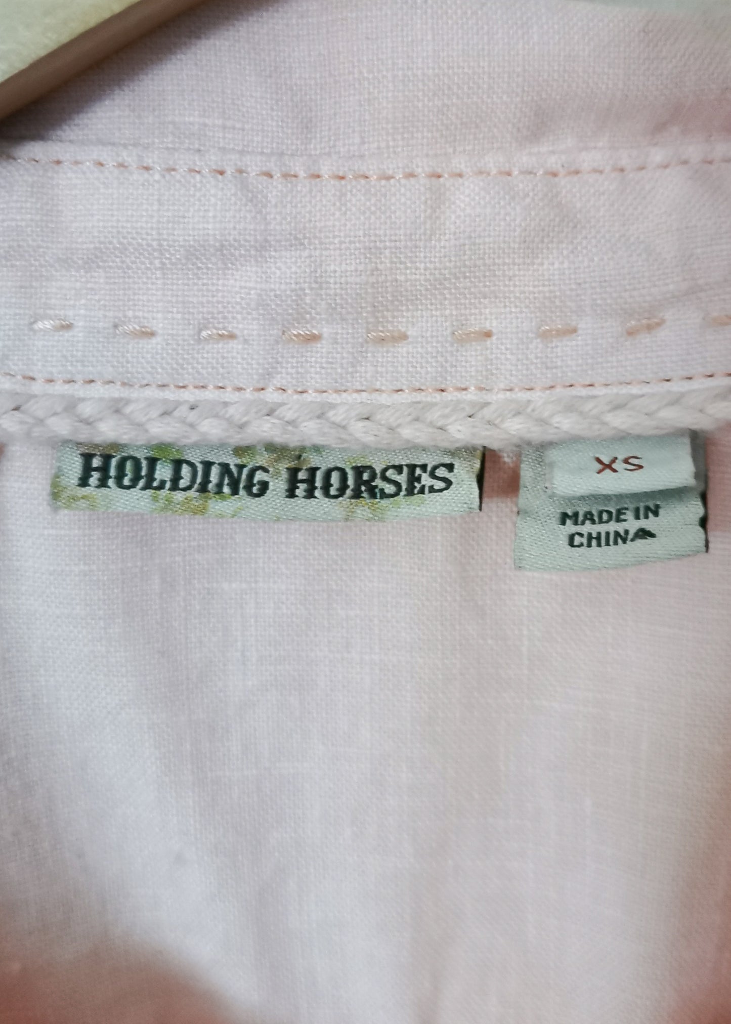 Holding Horses Linen Top (XS)