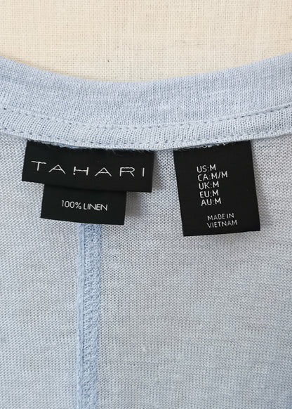 Tahari Linen Top (M)