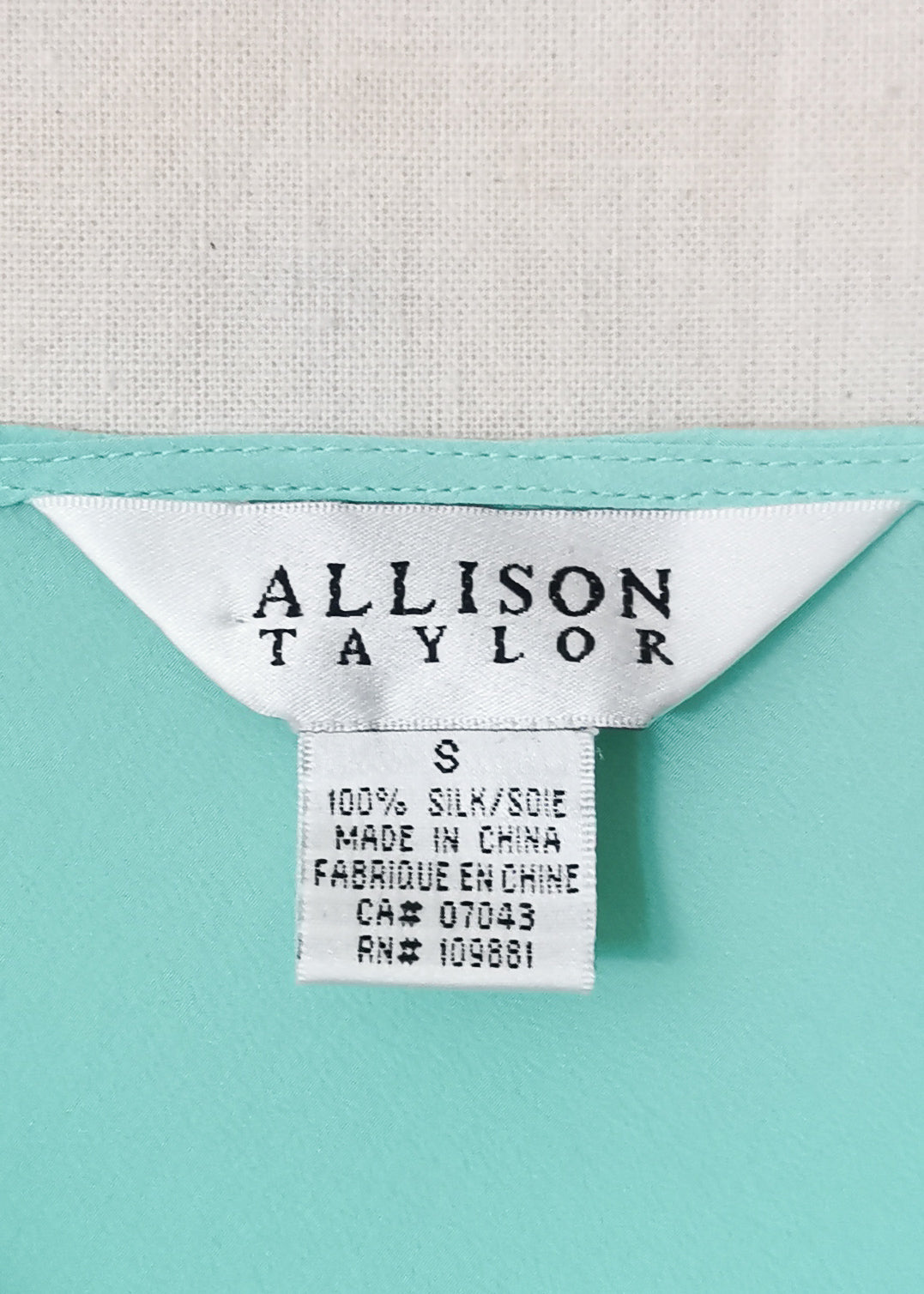 Allison Taylor Silk Blouse (S)
