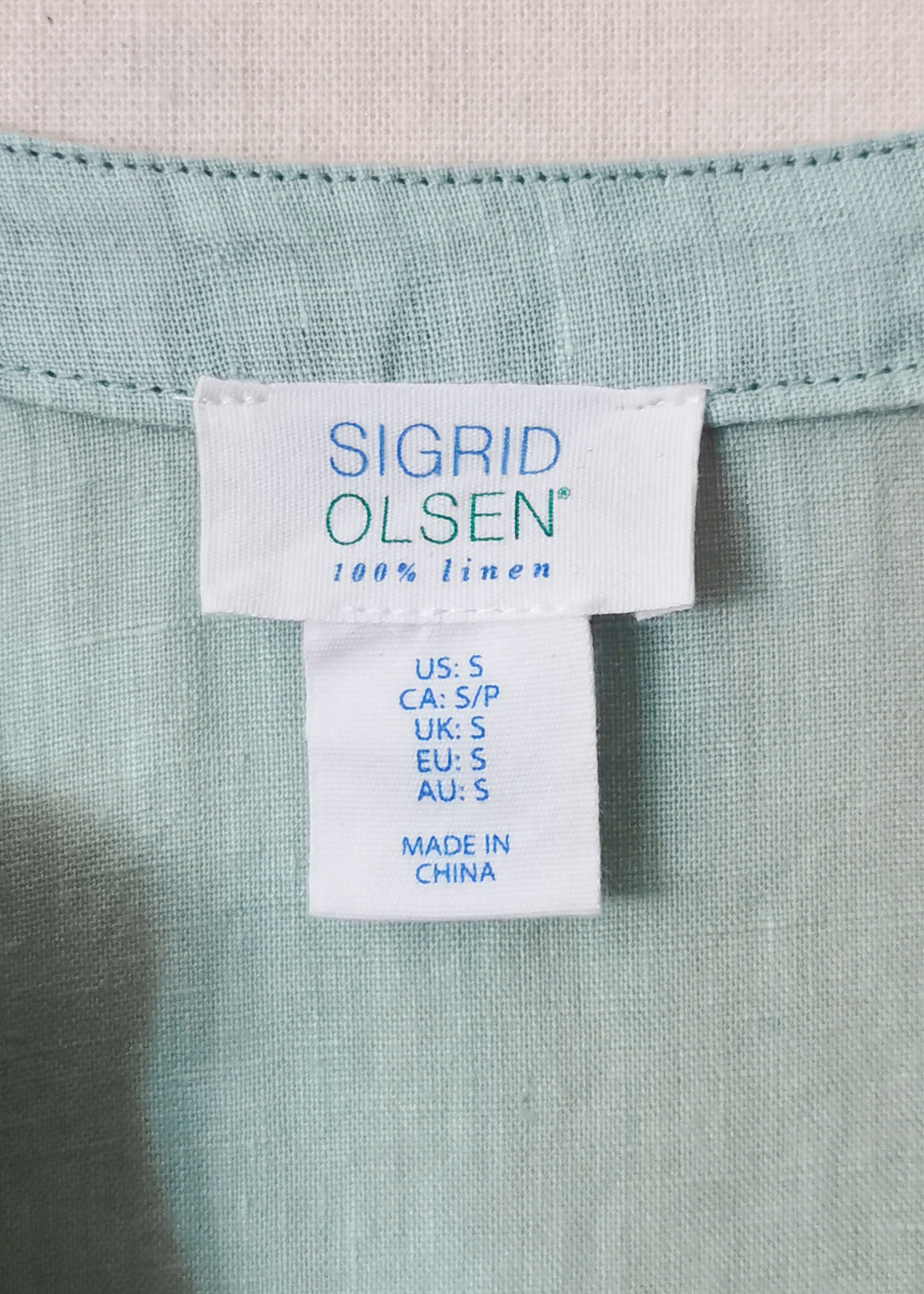 Sigrid Olsen Linen Top (S)